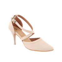 Shoetopia Women Cream-Coloured Solid Stilettos