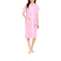 Women Pink Bathrobe