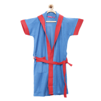 Girls Blue & Red Bath Robe