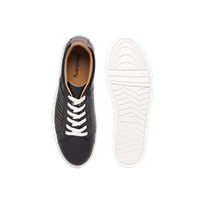 Women Black Solid Lace-up Sneakers