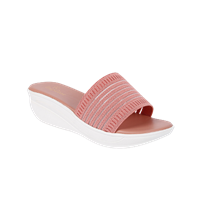 Zapatoz Women Pink Woven Design Wedges