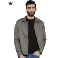 Louis Philippe Men Grey Solid Tailored Jacket