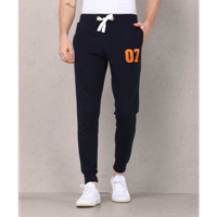 Metronaut Solid Men's Dark Blue Track Pants