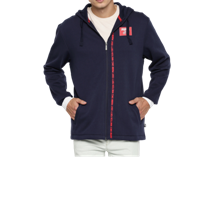 Puma Navy Blue Rebel Block FZ Sweatshirt