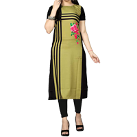 Bandidhari Fashion Women Printed Straight Kurta