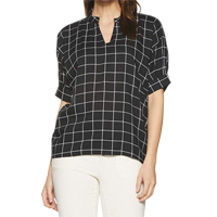 US Polo Association Women's Checkered Regular fit Top