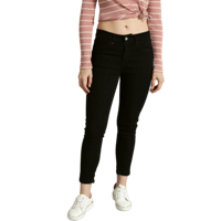Women Black Regular Fit Mid-Rise Clean Look Stretchable Jeans