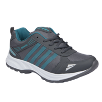 Asian Shoes Wonder-13 Grey Firozi Mesh Shoes