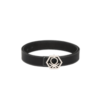 United Colors Of Benetton Men Black Solid Leather Belt