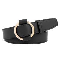 Zacharias Women'S Faux Leather Belt Black Free Size B-2