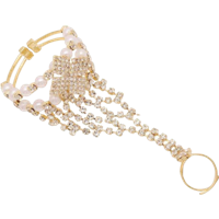 Sanjog Metal Ring Bracelet