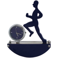 Natali Traders 1 Compartments Metal Table Clock