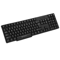 Zebronics Zeb Wired Usb Multi-Device Keyboard Wired Usb Desktop Keyboard  (Black)