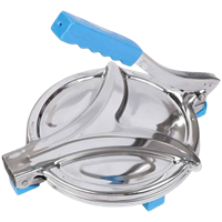 ELIGHTWAY MART Jumbo Stainless Steel Puri Press Machine,Chapati Press Roti and Khakra Maker