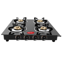 Pigeon By Stovekraft Aster 4 High Powered Brass Burner Gas Stove