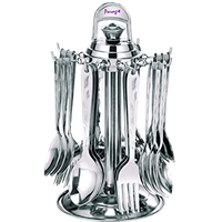 Parage Lily Premium Stainless Steel Cutlery Set - Set Of 25