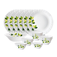 Opalware Dinner Set, 19 Pieces,