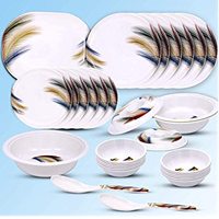 Ziya Melamine Dinner Set - 32 Pieces