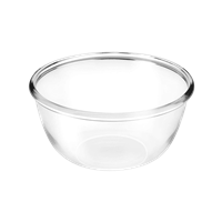 Treo Glass Solid Mixing Bowl - 1500Ml, 1 Piece, Transparent
