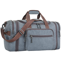 Fatmug Overnight Travel Duffel Weekender Polyester Bag For Men, Women, Kids - Large Expandable Packing Storage For Vacation And Cabin Luggage