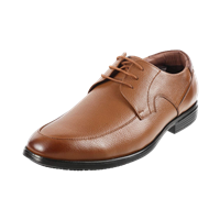 Mochi Men's Flat Derby Leather Formal Shoes