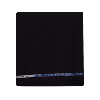 Maharaja Polyblend Unstitched Trouser Fabric (1.3Meter) In Plain Black