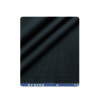Arvind Men'S Cotton Structured 1.30M Unstitched Trouser Fabric (Peacock Blue, Free Size)