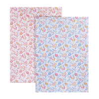Maharaja Unstitched Poly Blend Pack Of 2 Floral Shirt Piece Fabrics (2.5M - 35Panna) In Big Flowers