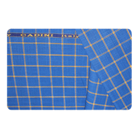 Siyaram'S Mens Cotton Checkered Unstitched Shirt Fabric .