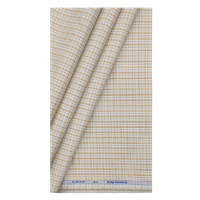 Raymond Men'S Poly Cotton Unstitched Shirt Fabric (Off White)