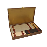 Men'S Unstitched Blazer Fabric Combo Set With Pant Shirt Fabric, Metallic Pen In Gift Pack Premium Carrying Case 