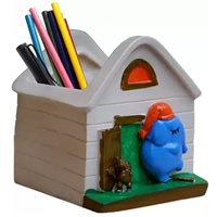 Store Of Collectibles 1 Compartments Resin Stationery Organizer