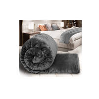 Fancy Walas Presents Velvet Floral Embossed Super Soft Heavy Double Bed Mink Blanket For Winter