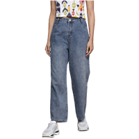 Urbanic Women Blue Straight Fit High-Rise Jeans