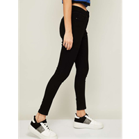 Xpose Women Black Comfort Slim Fit High-Rise Stretchable Jeans