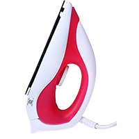 Chartbusters Dry Iron with Non-Stick Coated Sole plate