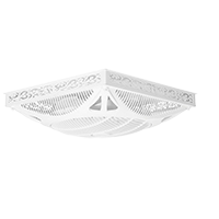Halonix Cuboid 400mm Ceiling Fan with Built-in LED Light and Remote