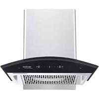 Hindware Ripple 60 Auto Clean Wall Mounted Chimney  (INOX 1350 CMH)