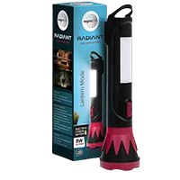 Wipro 3W Radiant Dual Light LED Torch Emergency Light
