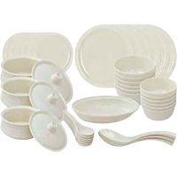 cello Pack of 40 Melamin Magneta Onex 40Pcs Dinner Set 