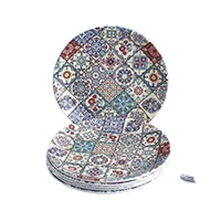 Wonderchef Pack of 6 Melamin Venice Dinner Set  (Blue)