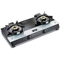 Prestige Svachh Duo GTSD 02 Glass Manual Gas Stove  (2 Burners)