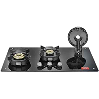 Prestige Svachh Hob PSVH 03 AI Glass Automatic Hob  (3 Burners)
