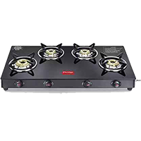 Prestige Marvel Plus GTM 04 LONG gas stove Glass Manual Gas Stove