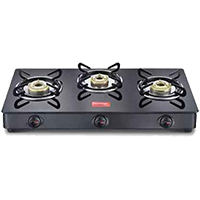 Prestige Magic GTMC03 Glass Glass, Steel Manual Gas Stove 