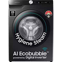 SAMSUNG 12 kg Eco Bubble Technology, AI Control , Wi-Fi, Fully Automatic Front Load Washing Machine
