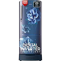 SAMSUNG 183 L Direct Cool Single Door 4 Star Refrigerator with Base Drawer with Digital Inverter 
