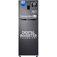 SAMSUNG 322 L Frost Free Double Door 2 Star Convertible Refrigerator with Digital Inverter 