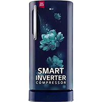 LG 201 L Direct Cool Single Door 5 Star Refrigerator  (Blue Charm, GL-D211HBCZ)