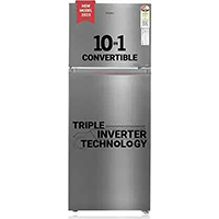 Haier 358 L Frost Free Double Door 3 Star Convertible Refrigerator 